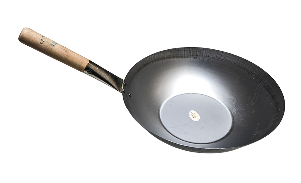 Wok s drevenou rúčkou 35,5 cm