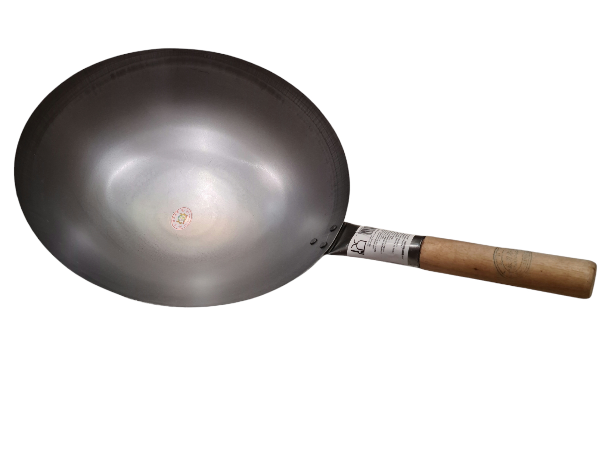 Wok s drevenou rukoväťou 35,5 cm