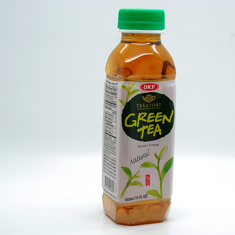 Nealkoholický kórejský zelený ľadový čaj OKF 350 ml