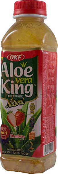 Nealkoholický nápoj Aloe vera King s príchuťou jahôd 500 ml