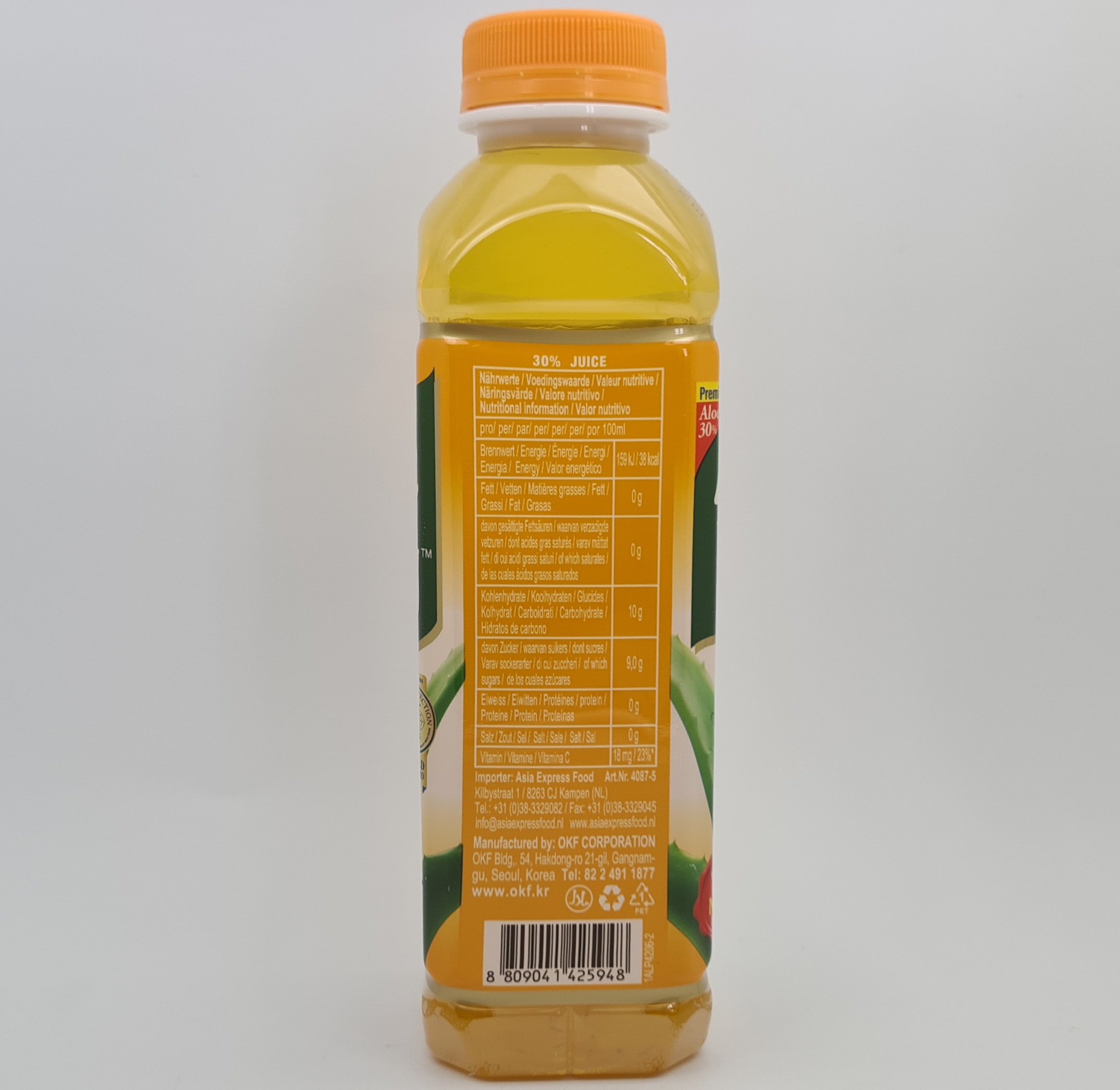 Nesýtený nealko nápoj Aloe vera mango 500 ml