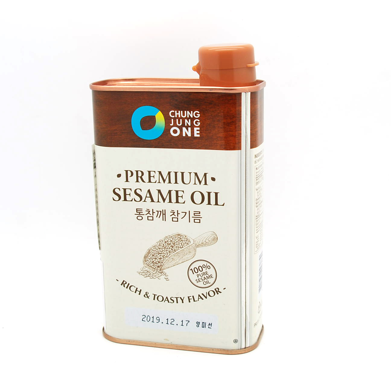 Prémiový kórejský sezamový olej Chung Jung One 500 ml.