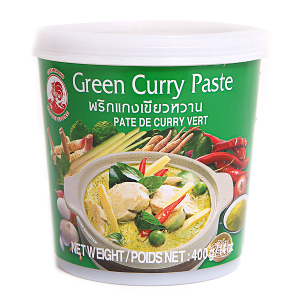 Thajská zelená kari pasta Cock Brand 400 g