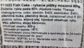 Fish cake - rybacie plátky mrazené 900g