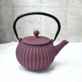 Liatinový čajník Zen, fialovo-zlatý (0,5 l)