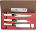 Japonské nože Satake (Sashimi+Santoku+Nakiri) 3ks