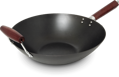 Wok panvica carbon 36cm s rukoväťou