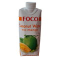 Kokosová voda s mangovým pyré 100% 500ml
