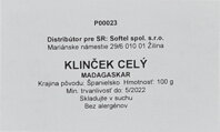 Slovenská etiketa klinček celý 100 g