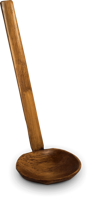 Bambusová lyžica na ramen 18 cm