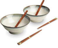 Ramen misky 22 cm z japonskej keramiky Edo Japan Aurora