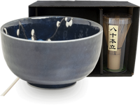 Balenie setu na prípravu matcha čaju Hana blue Edo Japan