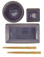 Sushi set modrý