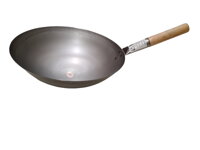 Kuchynské náradie na varenie wok 35,5 cm
