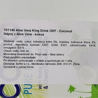 Slovenská etiketa kokosového nápoja Coco Pure Premium 500 ml