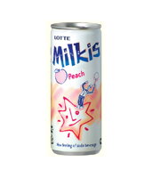 Balenie kórejského nápoja Milkis broskyňa 250 ml