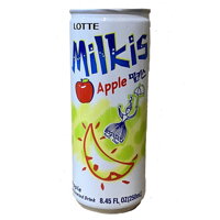 Balenie kórejského sýteného mliečneho nápoja Milkis jablko 250 ml