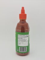 Zloženie čili omáčky Sriracha medium Cock Brand 490 g