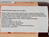 Slovenská etiketa marinády na kuracie mäso Daesang 480 g