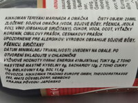Slovenská etiketa omáčky Kikkoman teriyaki 250 ml