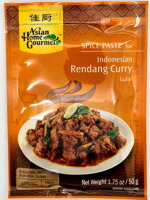 Balenie Indonesian Hot Rendang Curry Asian Home Gourmet 50 g