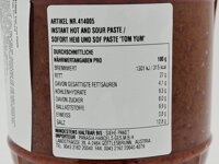 Zloženie pasty na polievku Tom Yum 900 g