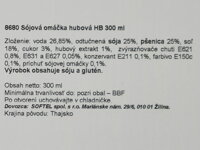 Slovenská etiketa sójovej omáčky hubovej HB 300 ml
