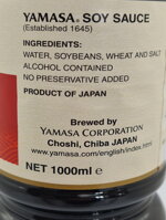 Originál etiketa sójová omáčka yamasa 1 l