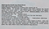 Slovenská etiketa instantných rezancov Nongshim kimči 112 g