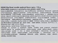 Slovenská etiketa rezancov Paldo príchuť morské plody 110 g