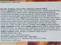 Slovenská etiketa koláčov Lotte Choco Pie 336 g