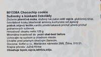 Slovenská etiketa sušienok Choco Chip Cookies 160 g