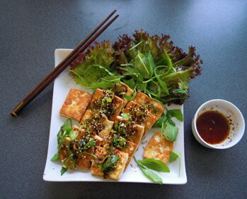 Tofu dubu ganjang jorim