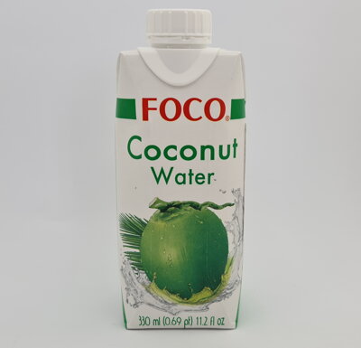 Kokosová voda 100% FOCO 330ml