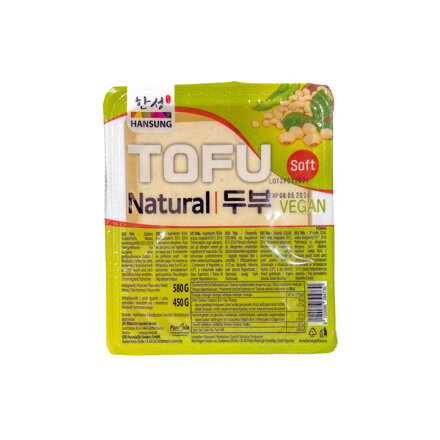Tofu vegan prírodné mäkké čerstvé HANSUNG 450 g