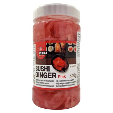 Zázvor ružový na sushi INAKA 340g