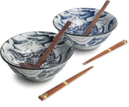 Ramen set 2 misiek Dragon 20,5cm