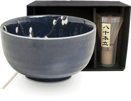 Set Matcha Hana blue EDO JAPAN