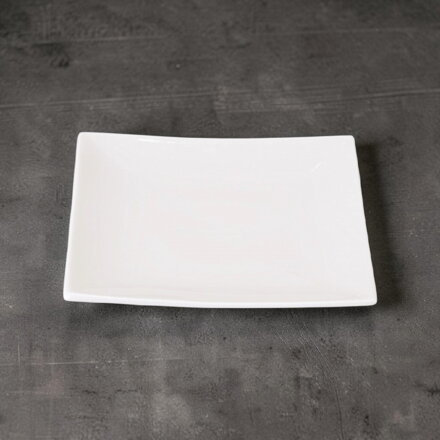 Podnos porcelánový biely 20,5x20,5cm