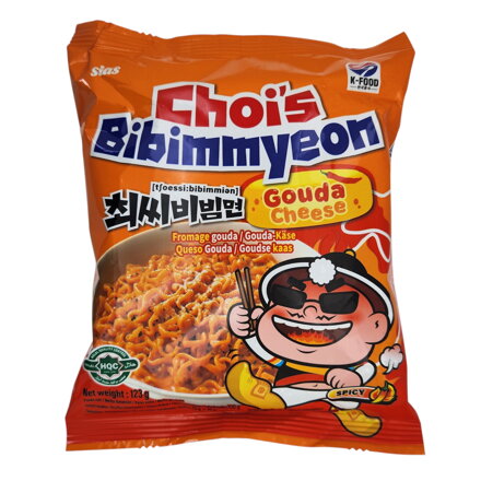 Rezance ostré syr Gouda Chois Bibimmyeon 123g