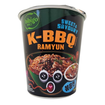 Restované rezance K-BBQ Sweet & Savoury Bibigo 98g