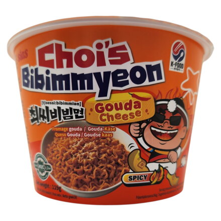 Instantné rezance Choi's Gouda syr pikantne 119g