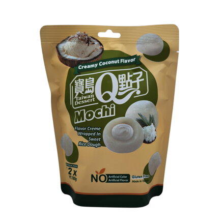 Koláčiky ryžové Mochi kokosové so smotanovou príchuťou 180g