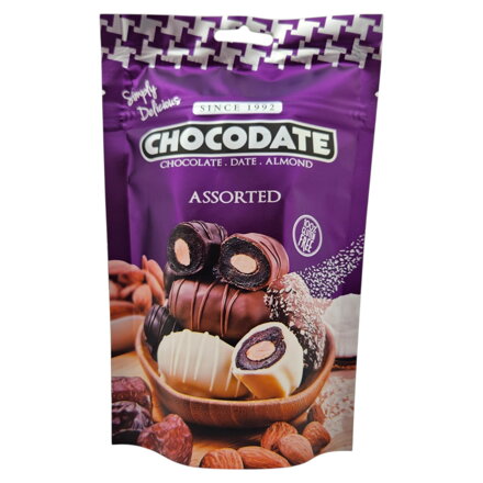 Datle s mandlami v čokoláde 90g