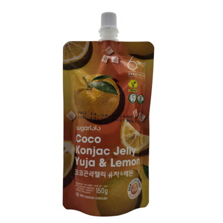Konjakové želé Yuzu a Citrón Sugarlolo 150g