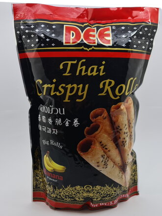 Thajské chrumkavé rolky banánové 150g