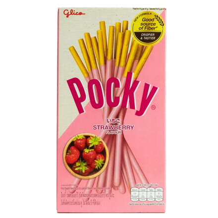 Tyčinky Pocky jahodové GLICO 55g