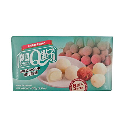 Koláčiky ryžové Mochi liči 80g