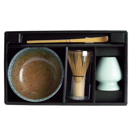 Set Matcha XL Ki hnedomodrý EDO JAPAN