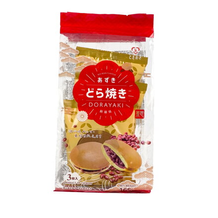 Koláčiky Dorayaki plnené červenou fazuľou TOKIMEKI 165g